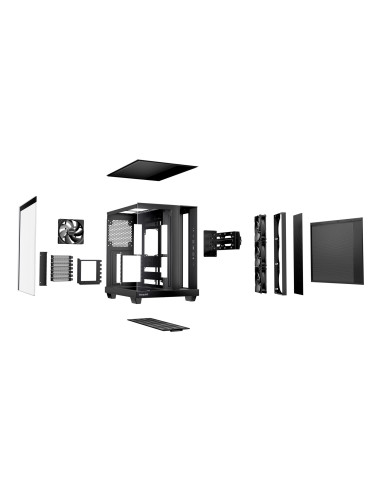 Case, BE QUIET, ATX/micro ATX/Mini-ITX, Black, Midi Tower, PC, BGW83
