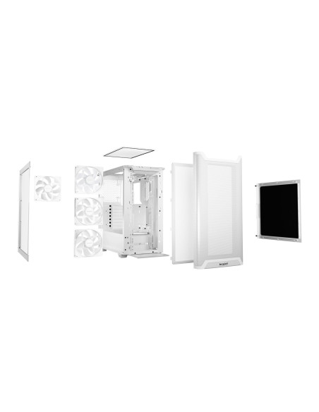 Case, BE QUIET, PURE BASE 501 LX, MidiTower, Case product features Transparent panel, Not included, ATX, MicroATX, MiniITX, Col