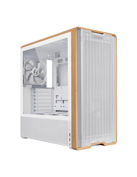 Case, LIAN LI, ATX/micro ATX/EATX/SSI EEB, White, Midi Tower, LANCOOL 217, G99.LAN217W.00