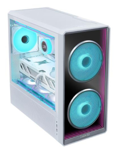 Case, LIAN LI, ATX/micro ATX/EATX/SSI EEB, White, Midi Tower, PC, LANCOOL 217 INF, G99.LAN217INFW.00