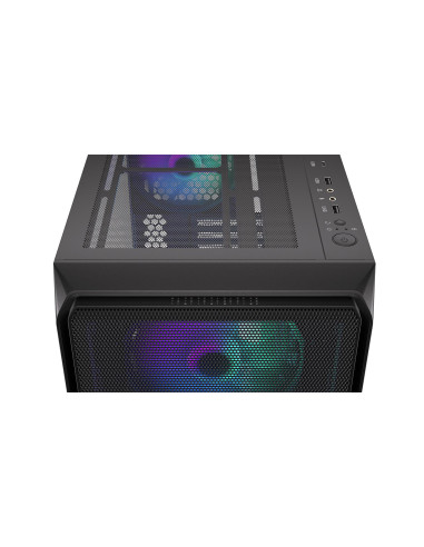 Case, ENDORFY, Arx 700 ARGB, MidiTower, Case product features Transparent panel, Not included, ATX, MicroATX, MiniITX, Colour B