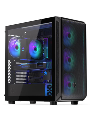 Case, ENDORFY, Arx 700 ARGB, MidiTower, Case product features Transparent panel, Not included, ATX, MicroATX, MiniITX, Colour B