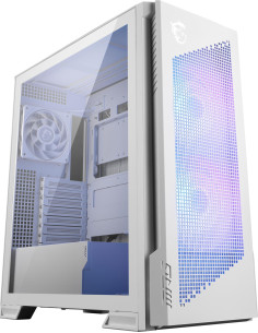 Case, MSI, ATX/micro ATX/Mini-ITX/EATX, White, Midi Tower, PC, VELOX300RAIRFLOWPZWH