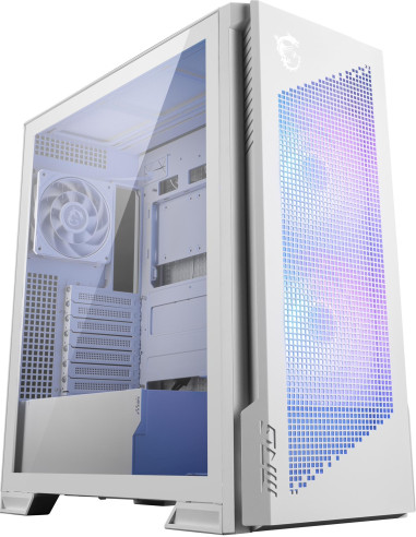 Case, MSI, ATX/micro ATX/Mini-ITX/EATX, White, Midi Tower, PC, VELOX300RAIRFLOWPZWH