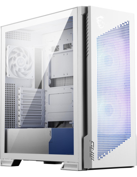 Case, MSI, ATX/micro ATX/Mini-ITX/EATX, White, Midi Tower, PC, VELOX300RAIRFLOWPZWH