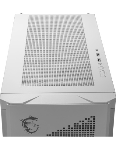 Case, MSI, ATX/micro ATX/Mini-ITX/EATX, White, Midi Tower, PC, VELOX300RAIRFLOWPZWH