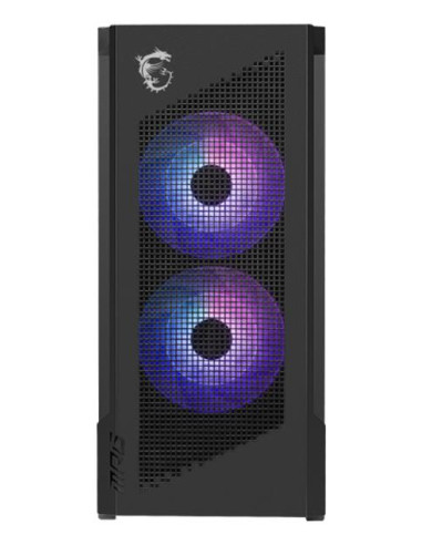 Case, MSI, ATX/micro ATX/Mini-ITX/EATX, Black, Midi Tower, PC, MPGVELOX300RAIRFLOWPZ