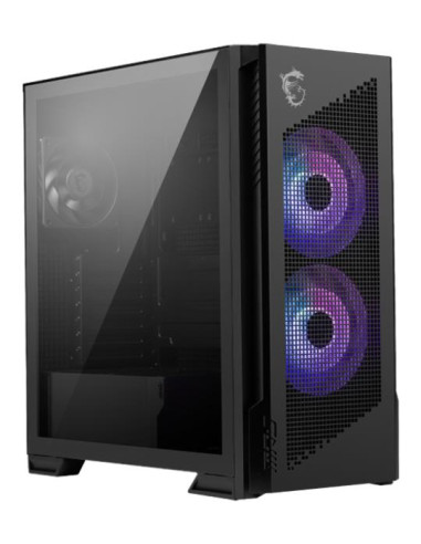 Case, MSI, ATX/micro ATX/Mini-ITX/EATX, Black, Midi Tower, PC, MPGVELOX300RAIRFLOWPZ