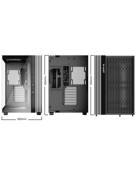 Case, BE QUIET, LIGHT BASE 600 DX, Tower, Case product features Transparent panel, ATX, MicroATX, MiniITX, Colour Black, BGW65