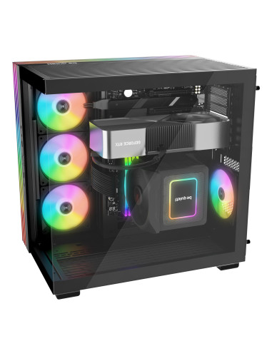 Case, BE QUIET, LIGHT BASE 600 DX, Tower, Case product features Transparent panel, ATX, MicroATX, MiniITX, Colour Black, BGW65