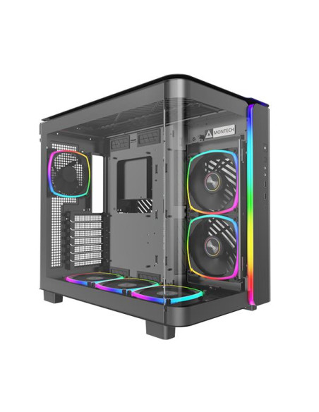 Case, MONTECH, KING 95 PRO (B), MidiTower, Not included, ATX, MicroATX, MiniITX, Colour Black, KING95PRO(B)
