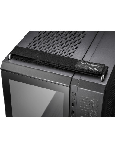 Case, ASUS, GT502 PLUS, MidiTower, Not included, ATX, MicroATX, MiniITX, Colour Black, GT502PLUS/BLK/TG/TUFGAM