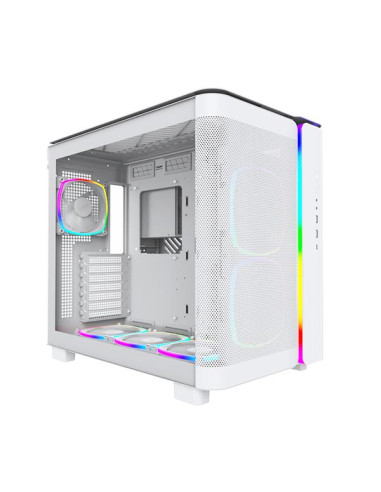 Case, MONTECH, KING 95 PRO (W), MidiTower, Not included, ATX, MicroATX, MiniITX, Colour White, KING95PRO(W)