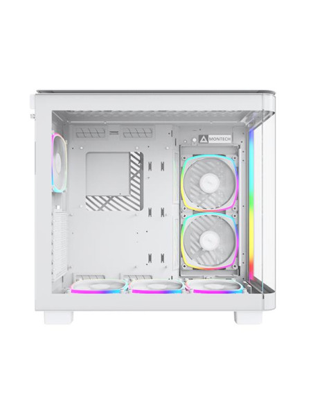 Case, MONTECH, KING 95 PRO (W), MidiTower, Not included, ATX, MicroATX, MiniITX, Colour White, KING95PRO(W)