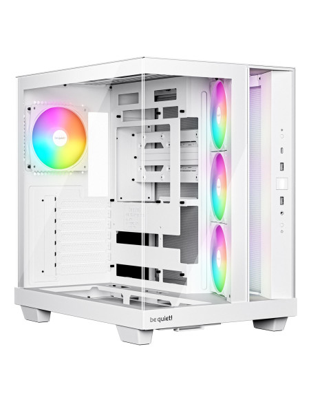 Case, BE QUIET, ATX/micro ATX/Mini-ITX, White, Midi Tower, PC, BGW86