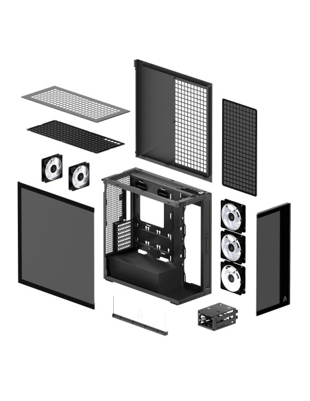 Case, ARCTIC, EATX, Black, Midi Tower, PC, ACPCC00015A