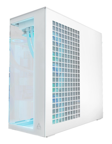 Case, ARCTIC, Xtender (White), MidiTower, Case product features Transparent panel, Not included, Colour White, ACPCC00014A
