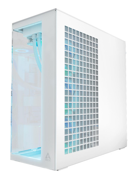 Case, ARCTIC, Xtender (White), MidiTower, Case product features Transparent panel, Not included, Colour White, ACPCC00014A