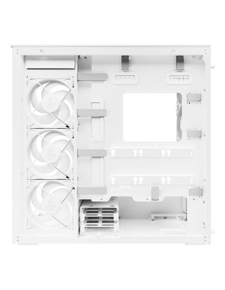 Case, ARCTIC, Xtender (White), MidiTower, Case product features Transparent panel, Not included, Colour White, ACPCC00014A
