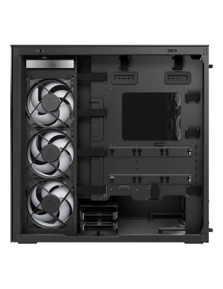 Case, ARCTIC, Xtender VG (Black), Case product features Transparent panel, Not included, Colour Black, ACPCC00016A