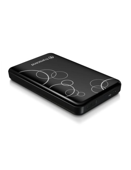 External HDD, TRANSCEND, StoreJet, 1TB, USB 3.0, Colour Black, TS1TSJ25A3K
