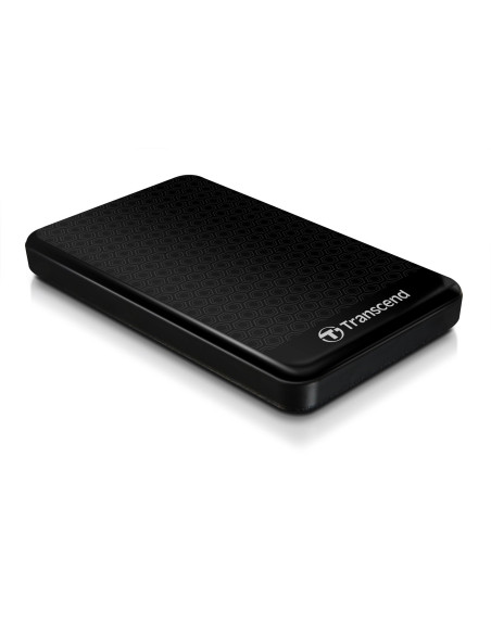 External HDD, TRANSCEND, StoreJet, 1TB, USB 3.0, Colour Black, TS1TSJ25A3K