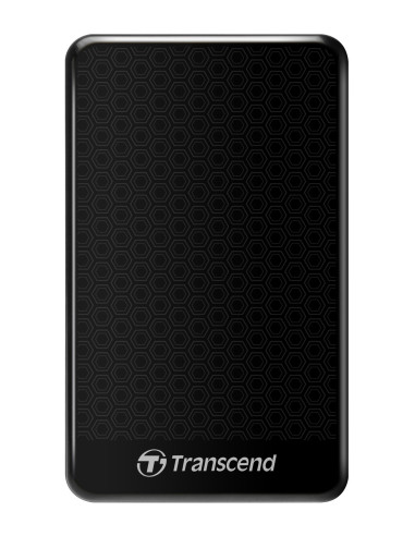 External HDD, TRANSCEND, StoreJet, 1TB, USB 3.0, Colour Black, TS1TSJ25A3K