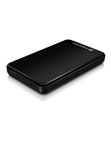 External HDD, TRANSCEND, StoreJet, 1TB, USB 3.0, Colour Black, TS1TSJ25A3K