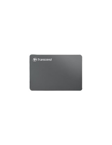External HDD, TRANSCEND, StoreJet, 1TB, USB 3.1, Colour Iron Grey, TS1TSJ25C3N