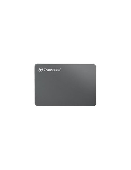 External HDD, TRANSCEND, StoreJet, 1TB, USB 3.1, Colour Iron Grey, TS1TSJ25C3N
