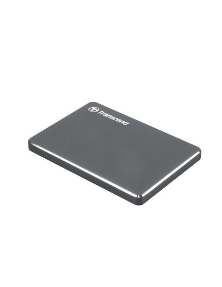 External HDD, TRANSCEND, StoreJet, 1TB, USB 3.1, Colour Iron Grey, TS1TSJ25C3N