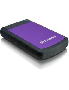 External HDD, TRANSCEND, StoreJet, 1TB, USB 3.0, Colour Purple, TS1TSJ25H3P