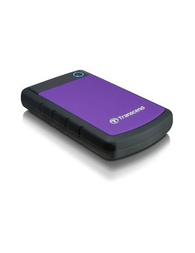 External HDD, TRANSCEND, StoreJet, 1TB, USB 3.0, Colour Purple, TS1TSJ25H3P