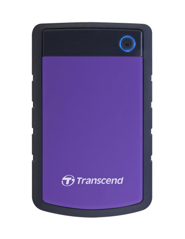External HDD, TRANSCEND, StoreJet, 1TB, USB 3.0, Colour Purple, TS1TSJ25H3P