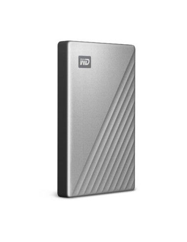 External HDD, WESTERN DIGITAL, My Passport Ultra, 2TB, USB 3.0, USB-C, Colour Silver, WDBC3C0020BSL-WESN