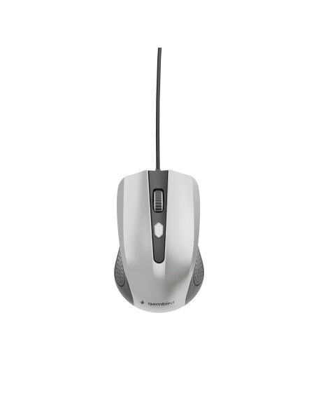 MOUSE USB OPTICAL BLACK/SILVER/MUS-4B-01-BS GEMBIRD