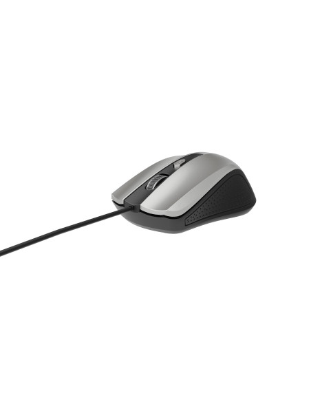 MOUSE USB OPTICAL BLACK/SILVER/MUS-4B-01-BS GEMBIRD