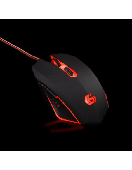MOUSE USB OPTICAL GAMING/RED MUSG-001-R GEMBIRD