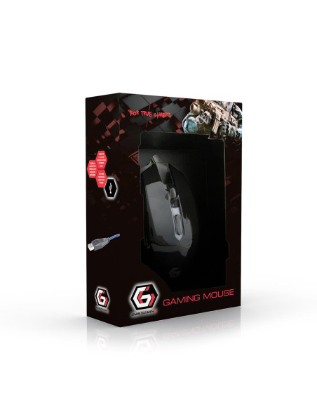 MOUSE USB OPTICAL GAMING/RED MUSG-001-R GEMBIRD