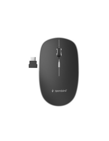 MOUSE USB-C OPTICAL WRL BLACK/SILENT MUSW-4BSC-01 GEMBIRD