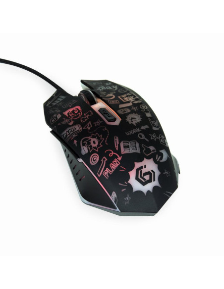 MOUSE USB OPTICAL BLACK/MUS-6B-GRAFIX-01 GEMBIRD