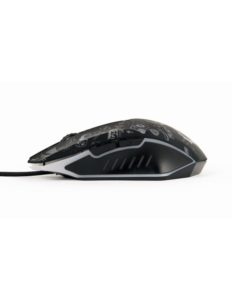 MOUSE USB OPTICAL BLACK/MUS-6B-GRAFIX-01 GEMBIRD