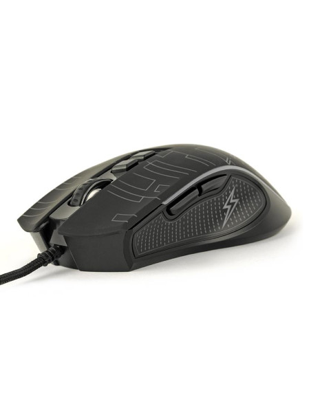MOUSE USB OPTICAL GAMING/BLACK MUSG-RGB-01 GEMBIRD