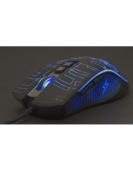 MOUSE USB OPTICAL GAMING/BLACK MUSG-RGB-01 GEMBIRD