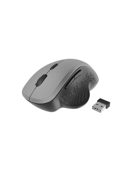 MOUSE USB OPTICAL WRL BLACK/SP. GREY MUSW-6B-02-BG GEMBIRD