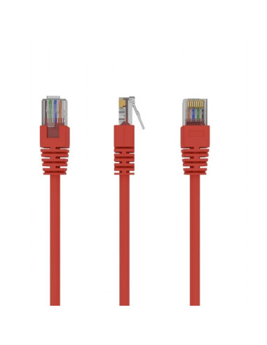 PATCH CABLE CAT5E UTP 1.5M/RED PP12-1.5M/R GEMBIRD