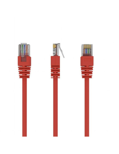 PATCH CABLE CAT5E UTP 1.5M/RED PP12-1.5M/R GEMBIRD