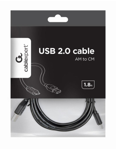 CABLE USB-C TO USB2 1.8M/CCP-USB2-AMCM-6 GEMBIRD