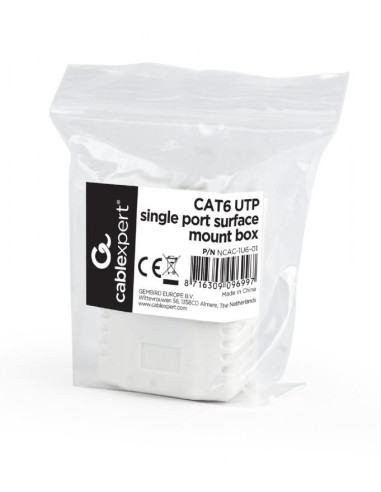 CABLE ACC MOUNT BOX CAT6 UPT/NCAC-1U6-01 GEMBIRD