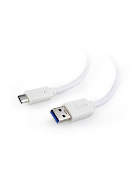 CABLE USB-C TO USB3 1M WHITE/CCP-USB3-AMCM-1M-W GEMBIRD